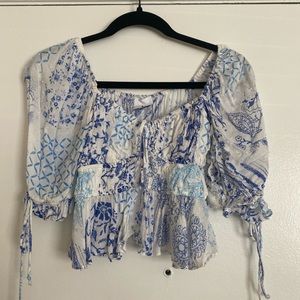 skylar + madison crop top